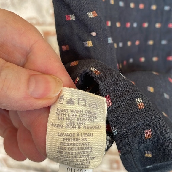 Fossil Navy Blue Dress with Colorful Accents - Picture 8 of 9